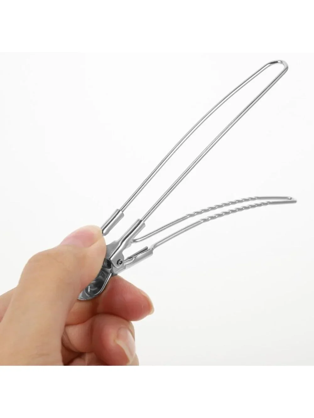 12 Pcs Metal Alligator Hair Clips - Mini Claw Curl Pins for Buns & Styling